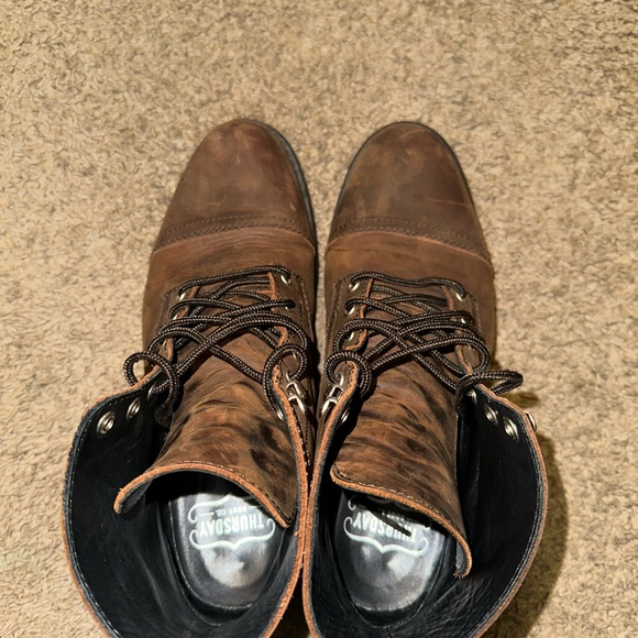 Thursday Boot Company Rustic Brown Leather Boots - Picture 7 of 8